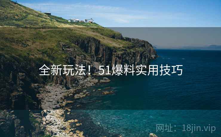 全新玩法！51爆料实用技巧