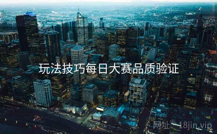 玩法技巧每日大赛品质验证