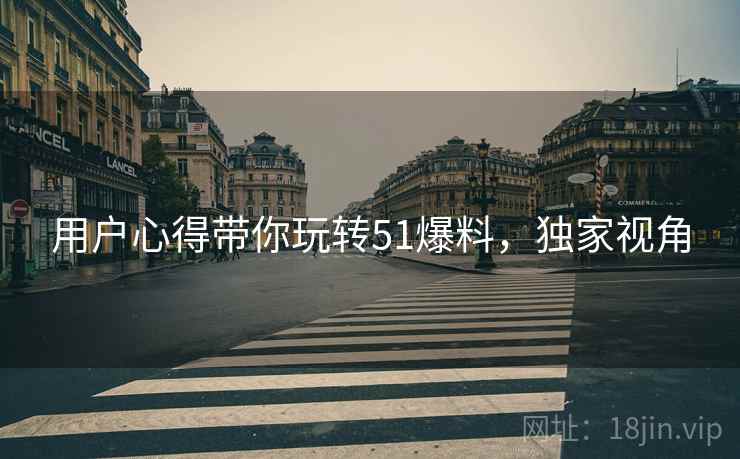 用户心得带你玩转51爆料，独家视角