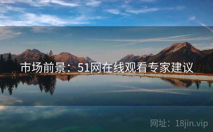 市场前景：51网在线观看专家建议