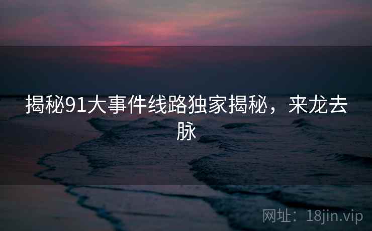 揭秘91大事件线路独家揭秘，来龙去脉