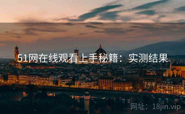 51网在线观看上手秘籍：实测结果