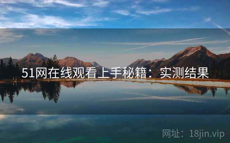 51网在线观看上手秘籍：实测结果