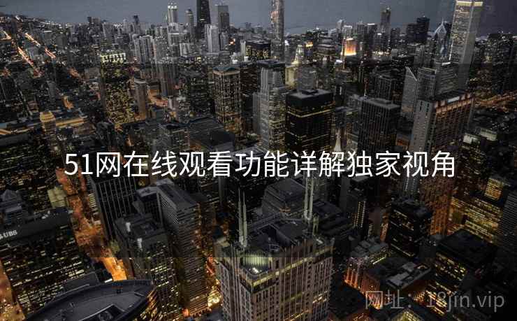 51网在线观看功能详解独家视角