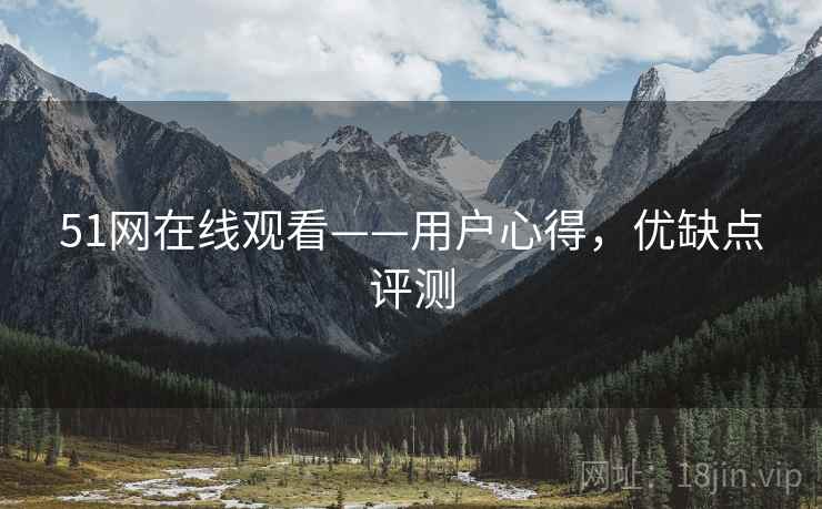51网在线观看——用户心得，优缺点评测